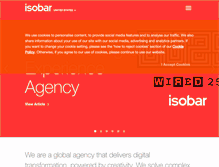 Tablet Screenshot of isobar.ch
